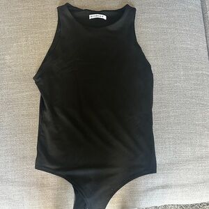 ReoRia Black Sleeveless Bodysuit